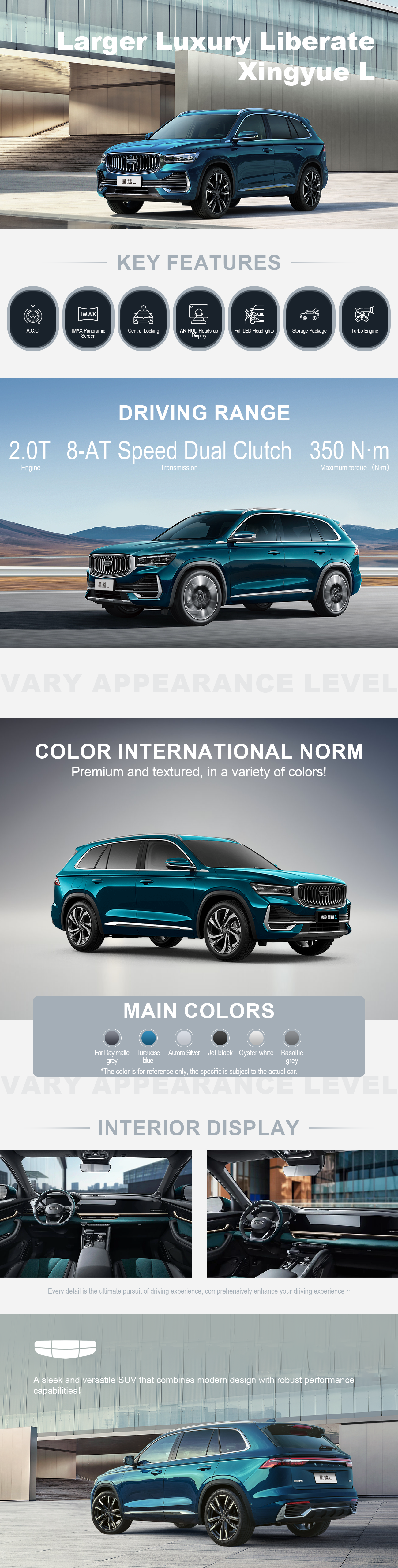 Geely Monjaro L | Geely Xingyue L| Frdauto.com