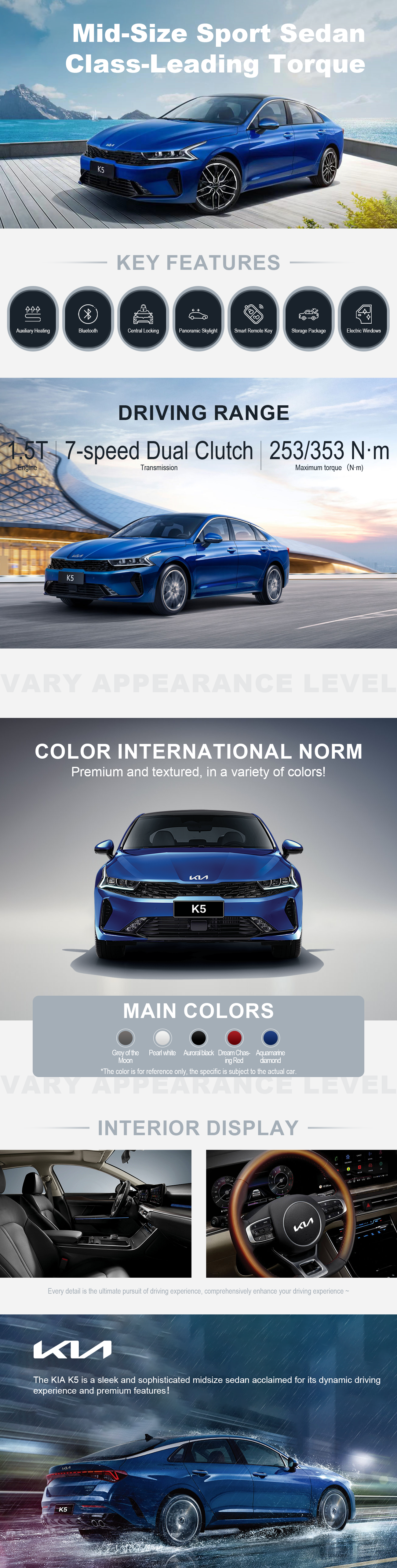 KIA K5 | Mid-Size Sport Sedan- Frdauto.com