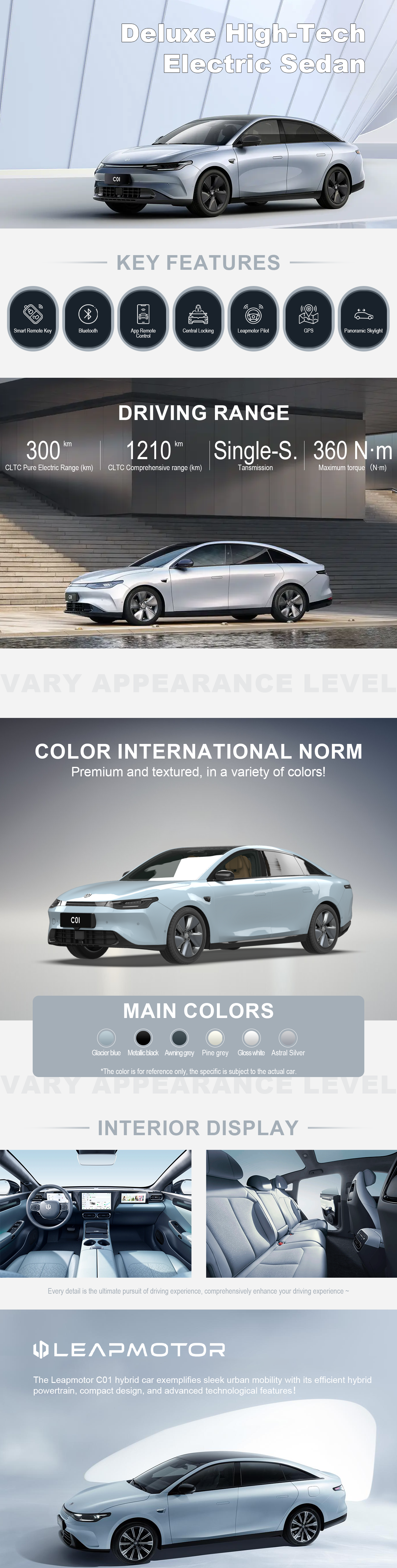 Leapmotor C01 | Deluxe High-Tech Electric Sedan-Frdauto.com