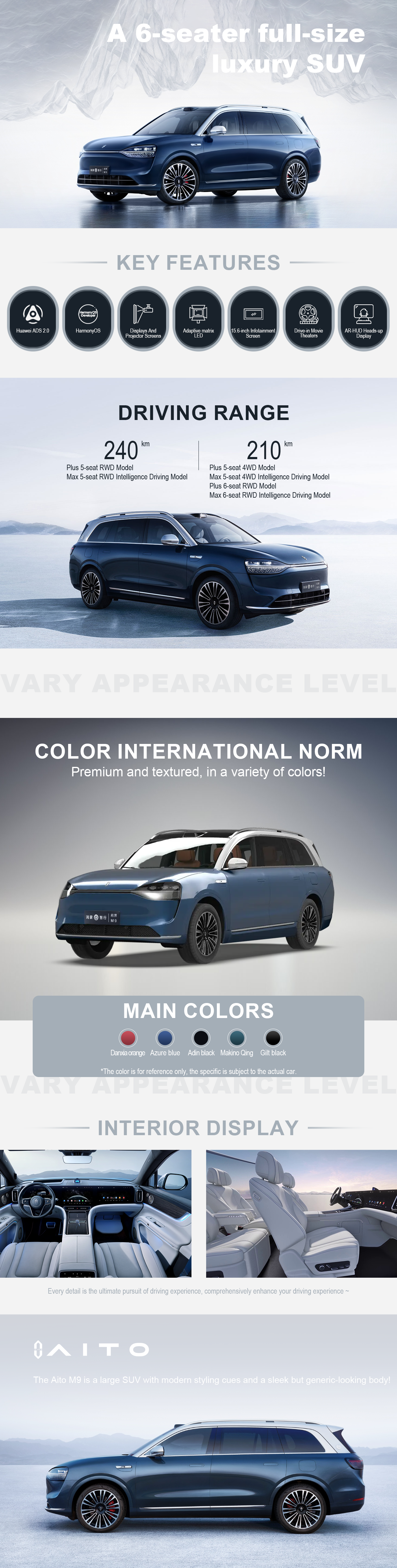 AITO M9 | Full-size luxury SUV | Frdauto.com