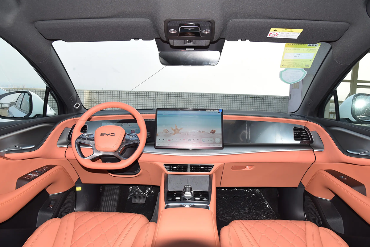 With its aerodynamic silhouette, bold grille, and sleek LED headlights, the Seal 06 boasts a futuristic and sporty look, offering an impressive mix of style and sustainability.