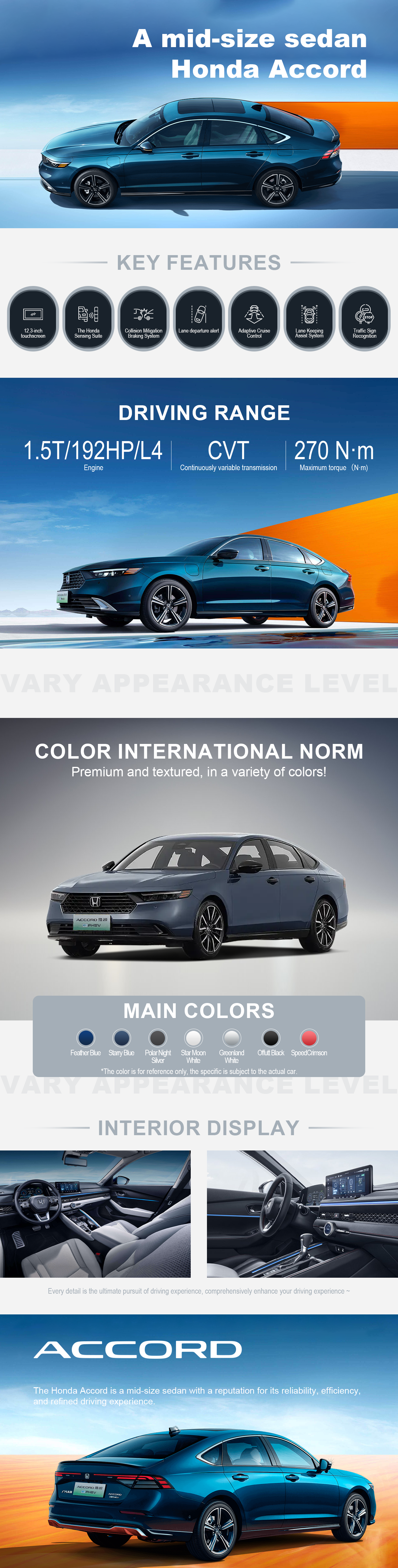 Honda Accord | A mid-size sedan