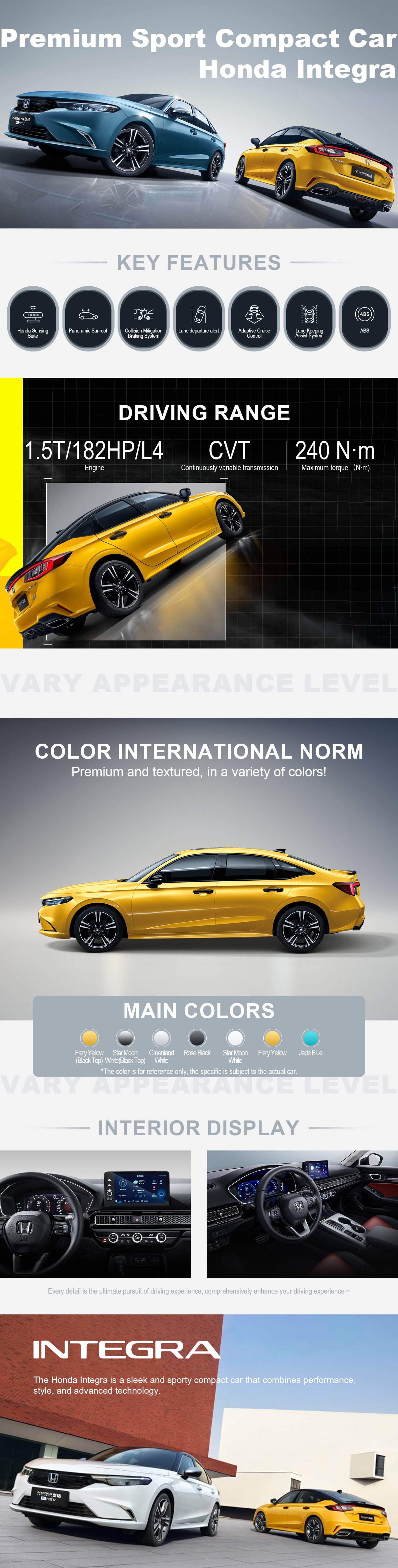 Honda Integra | Premium Sport Compact Car