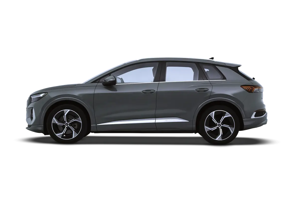 The Audi Q4 e-tron redefines electric performance with its impressive design, striking proportions, and strong detailing.