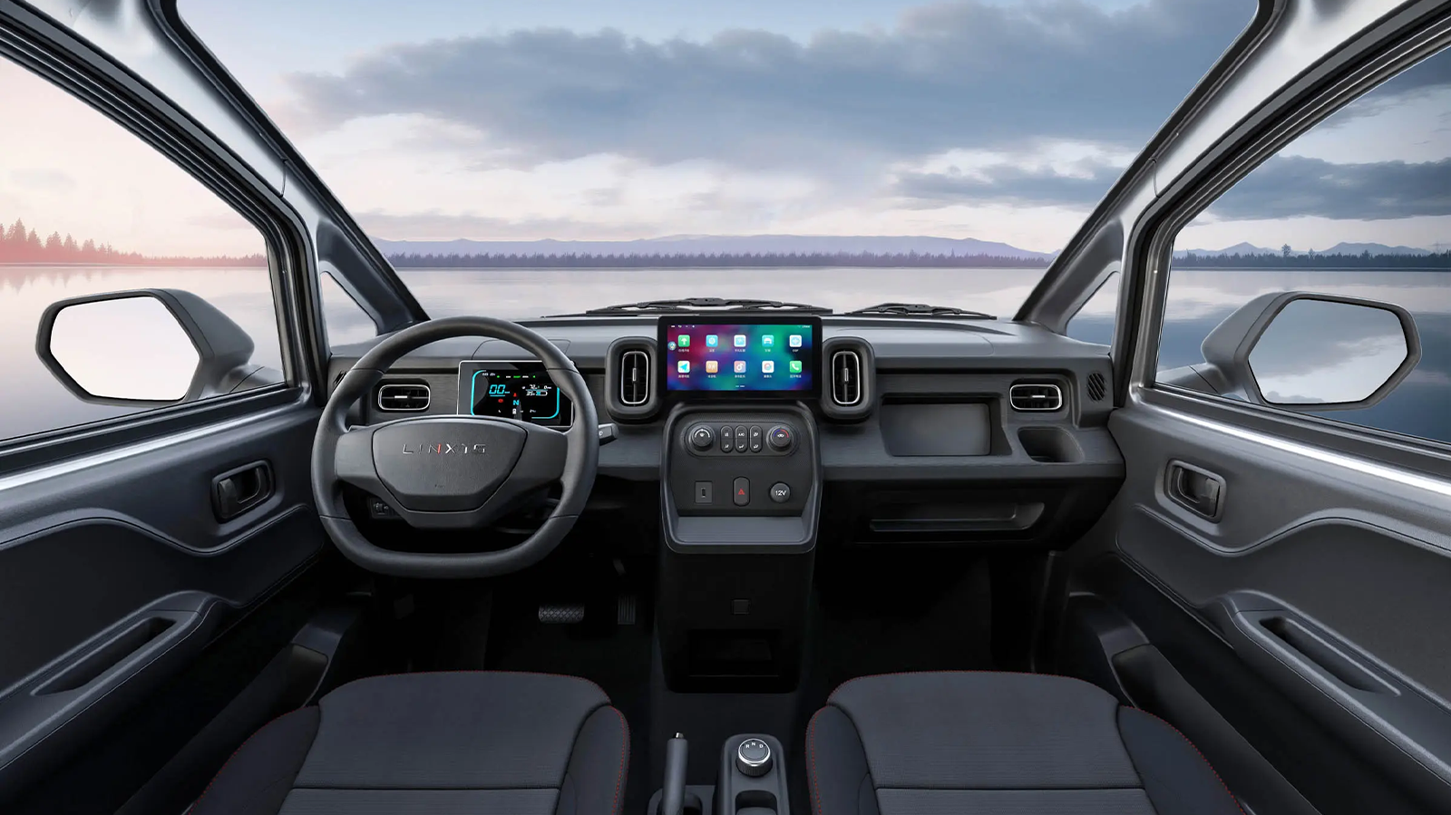 The LINXYS Huangjin Cang is a stylish and versatile van designed for families and businesses. Its spacious interior accommodates multiple passengers or ample cargo, making it perfect for road trips or transporting goods.